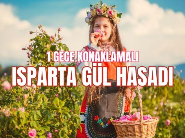 Isparta Gül Hasadı Salda Gölü Pamukkale Turu / 1 Gece Konaklamalı / İstanbul Çıkışlı